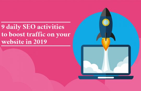daily SEO activities to boost traffic